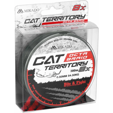 Plecionka Mikado Cat Territory Octa Braid 0,50mm | green | 300m