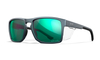 Okulary Wiley X Founder Captivate | Polarized Green Mirror | Matte Graphite Frame