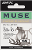 Haczyki offsetowe BKK Muse | #1/0 |9 szt.