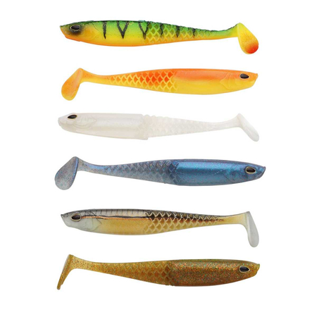 Guma Berkley Power Bait Cullshad Slim 10cm Mixpack | Dark Water Mix | 6szt.