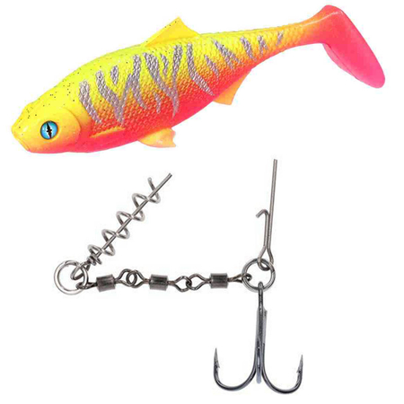 Zestaw guma Mikado MFT Roach 12cm Fruit Roach + Dozbrojka Mikado Evo Stinger