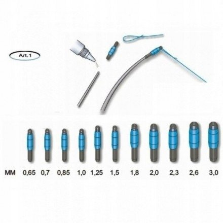 Łącznik zestawu do bata VDE-R | śr. 1,00mm | 1 szt.