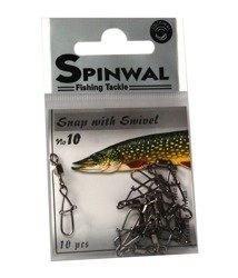 Agrafka Spinwal z krętlikiem No.10, 20kg