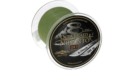 Plecionka Mikado Nihonto Octa Braid 0,18mm | green | 300m