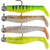 Gumy Mikado FISHUNTER 8cm | zgłówką Jaws - MIX - 4szt.