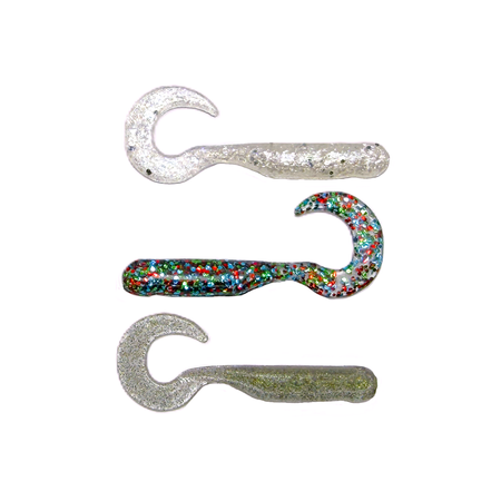 Guma Great Fish GF1 Twister Baby 3cm | MIX4 | Bezzapachowy | 21 szt.