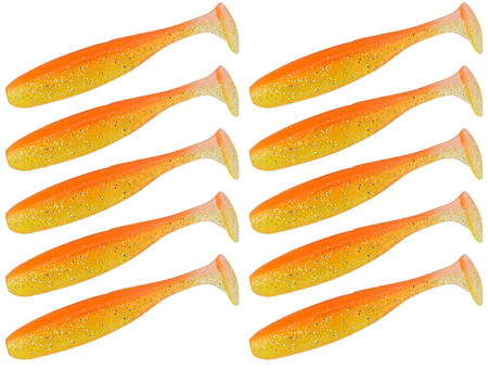 Guma Keitech Easy Shiner 3" | 7,6cm | #441 Orange Shiner | 10 szt.