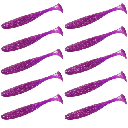 Guma Keitech Easy Shiner 3" | 7,6cm |  LT#33 Purple Chameleon / Silver FLK | 10 szt.