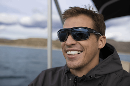 Okulary Wiley X Omega Captivate Polarized Grey Black Ops - Matte Black Frame