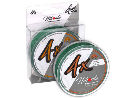 Plecionka Mikado Nihonto Fine Braid 0,10mm | green | 150m