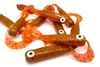 Guma Great Fish GF1 Twister 4,9cm | Motor Oil Red | rybny | 10 szt.