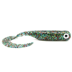 Przynęta Great Fish GF1 Twister - 4.9cm - 0.9g - Colorful Glitter - Krewetkowy - 10szt.