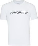 T-shirt Favorite Black Logo - Biały - rozmiar M