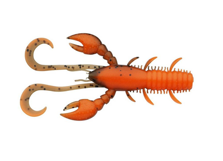 Guma Berkley Hollow Craw 7cm | Brown Orange UV