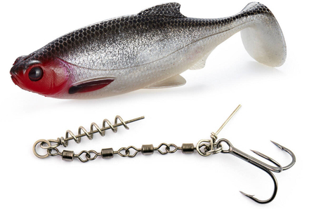 Zestaw Guma Westin Ricky the Roach ST 14cm | Redlight - 1szt + Dozbrojka Vis Vangen 2szt.