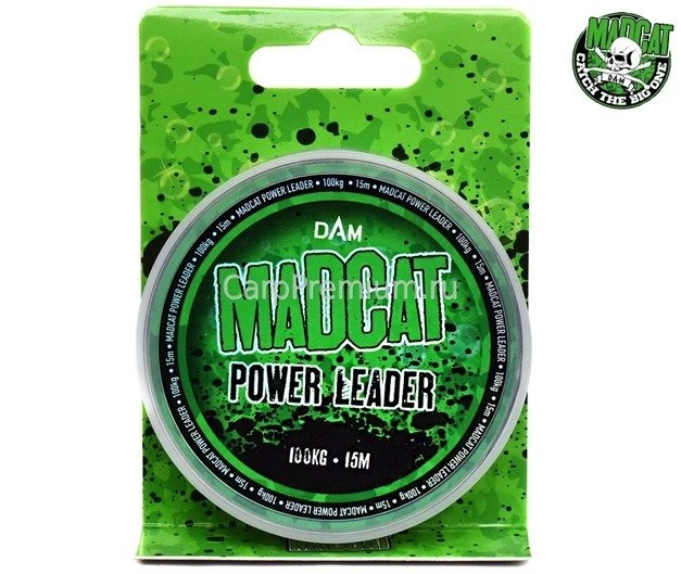 Materiał na przypony sumowe Madcat Power Leader 80 kg 15 m