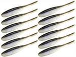 Guma Keitech Shad Impact 2" | 5,1cm | #440 Electric Shad | 12 szt.