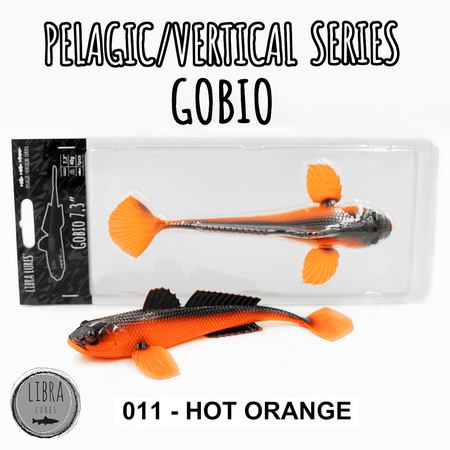 Przynęta Libra Lures Gobio 7.3" | 18.54 cm | 011 - Hot Orange