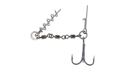 Dozbrojka z krętlików Mikado Jaws Evo Stinger XL- 30kg - Kotwica nr 1/0- 2szt. do gu | 16-18cm