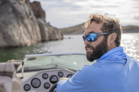 Okulary Wiley X Omega Captivate Polarized Blue Mirror | Matte Grey Frame | GRATISY!!!