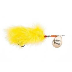 Obrotówka MEPPS Giant Marabou - złoty / żółty 40g