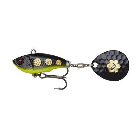 Wirujący ogonek Savage Gear Fat Tail Spin 9g | Black Magic