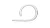 Przynęta Libra Lures Flex Worm 9cm | 001 - White | brak zapachu | 10 szt.