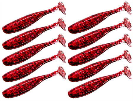 Guma Keitech Easy Shiner 3" | 7,6cm |  LT#65 LT Red Devil | 10 szt.
