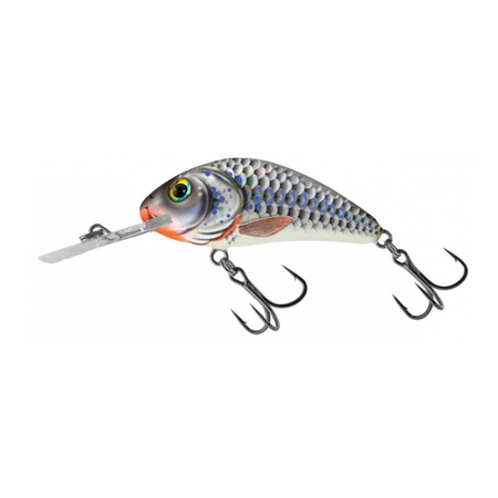 Wobler Salmo Rattlin' Hornet 4,5cm | Silver Holographic Shad | pływający