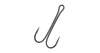 Kotwice Mikado Jaws Double Hook podwójna nr 4/0 - 4szt.