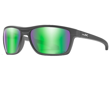 Okulary Wiley X Kingpin Captivate | Green Mirror | Matte Graphite Frame | GRATISY!!!