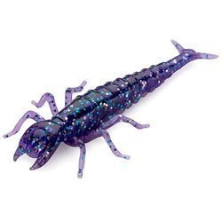 Gumy FishUp Diving Bug 5,0cm | 2" | #060/Dark Violet/Peacock & Silver | 8szt.
