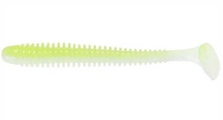 Guma Keitech Swing Impact 4" | 10,2cm | #CT13 Chartreuse Shad | 8 szt.