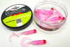 Guma Great Fish GF1 Twister 4,9cm | Glitter Pink | krewetkowy | 10 szt.