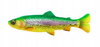 .Guma SAVAGE GEAR 4D Line Thru Pulsetail Trout 16cm SS 51g - FIRE TROUT