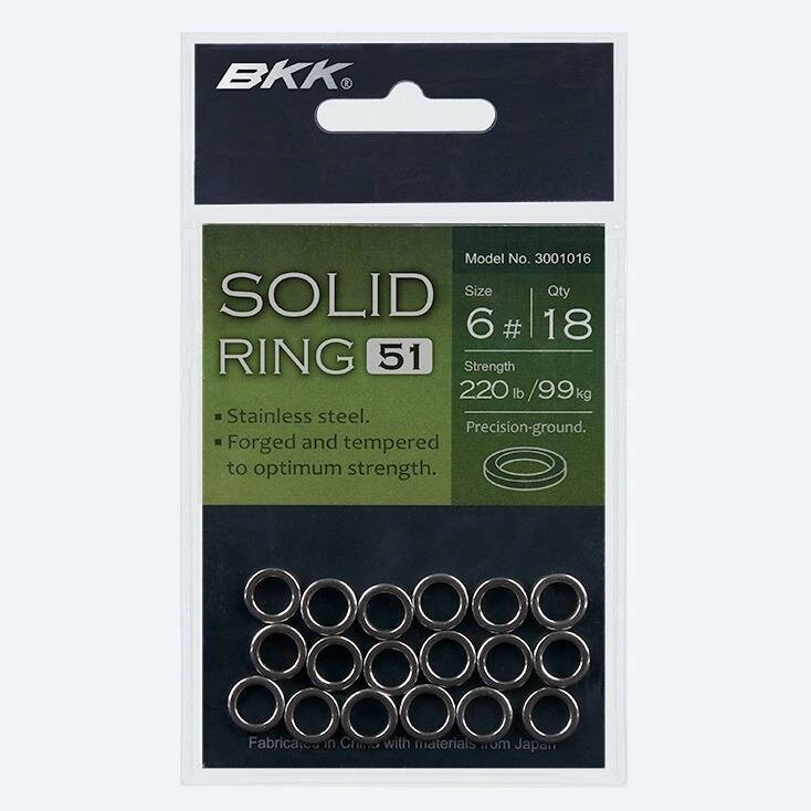 Pełne kółka Łącznikowe BKK Solid Ring-51 rozmiar 5, op. 18szt