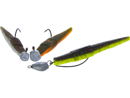 Guma Westin Ned Worm Slim R 'N R 5,5cm | Dark Water Mix | 3 szt.