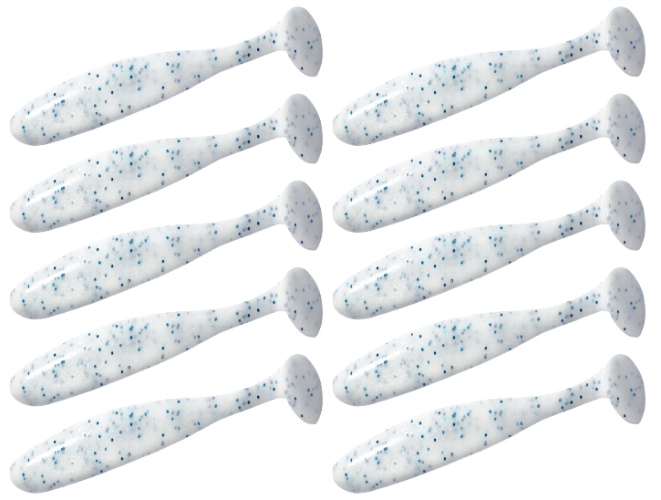 Keitech Easy Shiner 3"/7,6 cm LT#58 Snow Mint - 10szt.