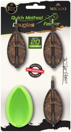 Podajniki Mikado zestaw Douglas Q.M.F. L 20+30+40G + Foremka