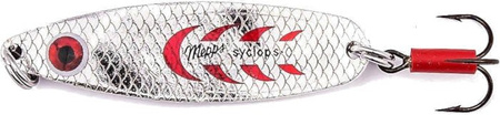 Wahadłówka Mepps Syclops Silver #00 | 5g | Srebrny / Czerwony