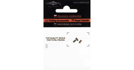 Tulejki Mikado zaciskowe | podwójne | - rozm. 0.7mm - 10szt.