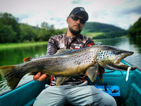 Przynęta Libra Lures Fatty D'Worm 7.5cm | 038 - Brown | kryl | 8 szt.