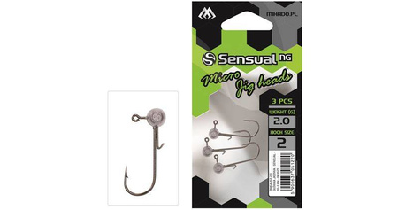 Główki jigowe Mikado Sensual Micro - 4g-6 BN - 3szt.