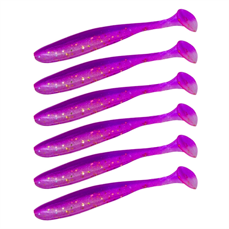 Guma Keitech Easy Shiner 4.5" | 11,43cm | LT#64 LT Grape Stardust | 6 szt.