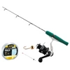 Zestaw Wędka Jaxon Ice Rod L 53cm + Jaxon Nano NM50 | Mormyszka