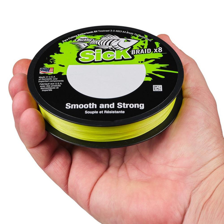 Plecionka Berkley Sick Braid 8 Flame Green 0.12mm | 11.2kg | 150m