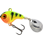 Wirujący ogonek Westin DropBite Spin Tail Jig Sinking 12g | 3,2cm | Chartreuse Perch