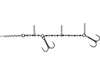 Dozbrojka Westin Add-It Jointed Stinger Double 10cm | #2 | 32kg | 1 szt.| do gum 18-22cm