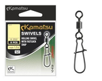 Krętlik rolkowy z agrafką Kamatsu K252 - roz. 4 - 10 szt.