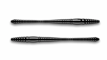 Przynęta Libra Lures Dying Worm 7cm | 040 - Black | ser | 15 szt.
